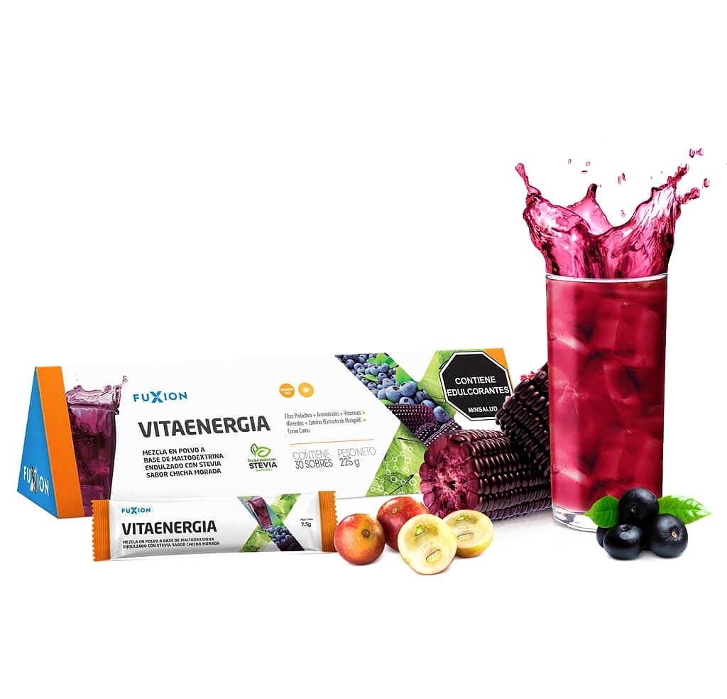 Vitaenergía Fuxion Vitaminas, Minerales, Antioxidantes, Aminoácidos - 30 Sobres