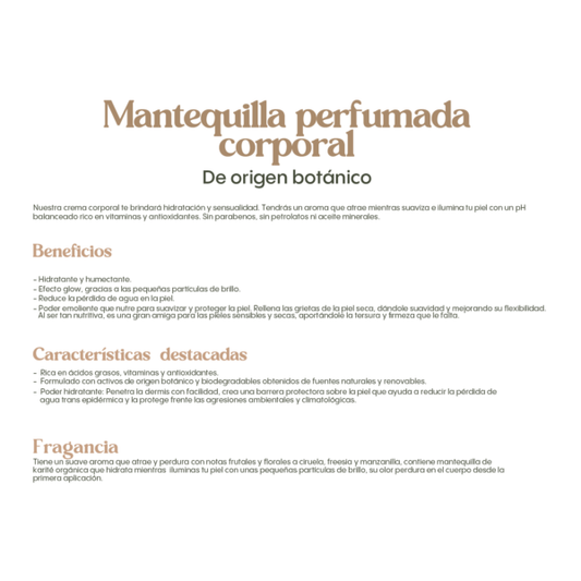 Combo Ritual de Seducción - Ritual Botánico. Mantequilla Perfumada Y Perfume Termoprotector