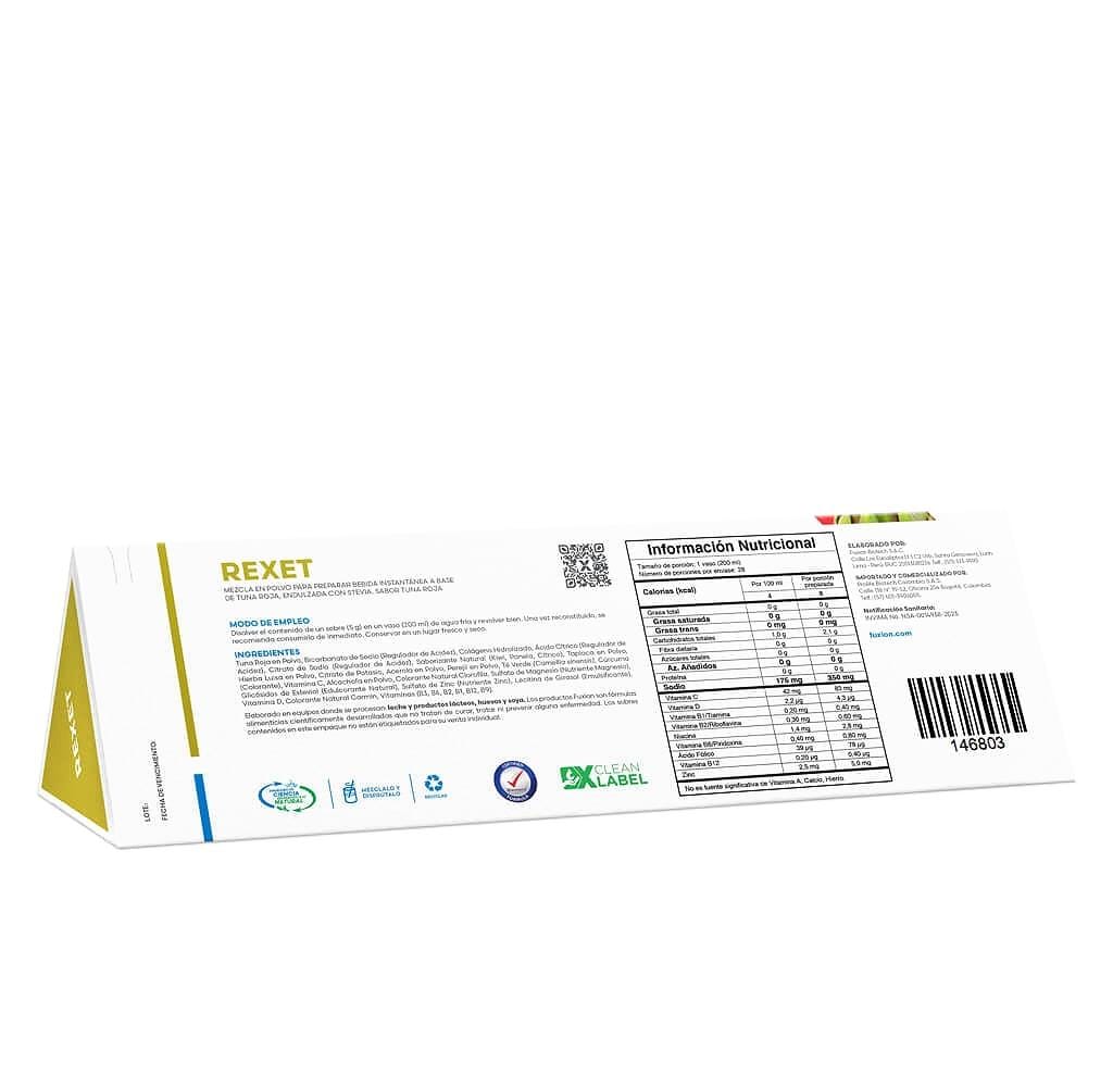 Rexet Fuxion Para Hígado Graso y Guayabo