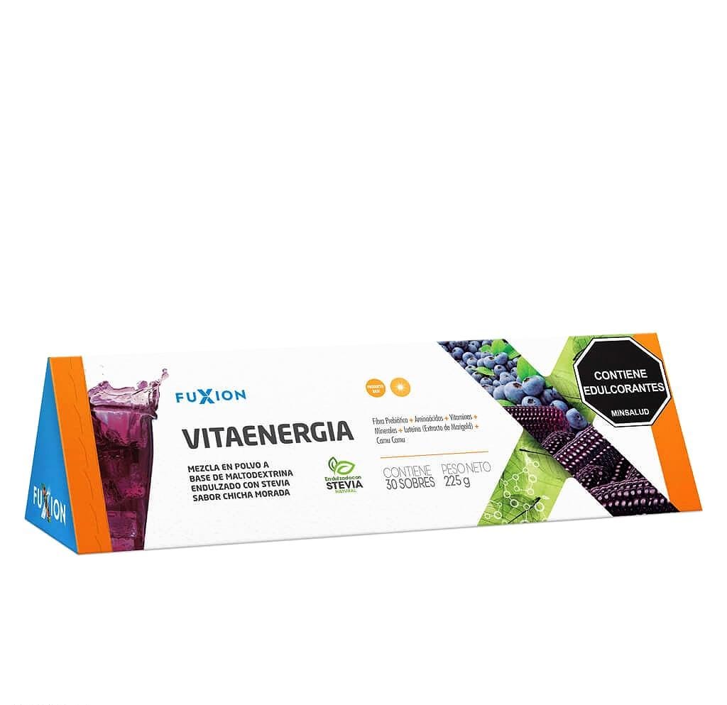 Vitaenergía Fuxion Vitaminas, Minerales, Antioxidantes, Aminoácidos - 30 Sobres