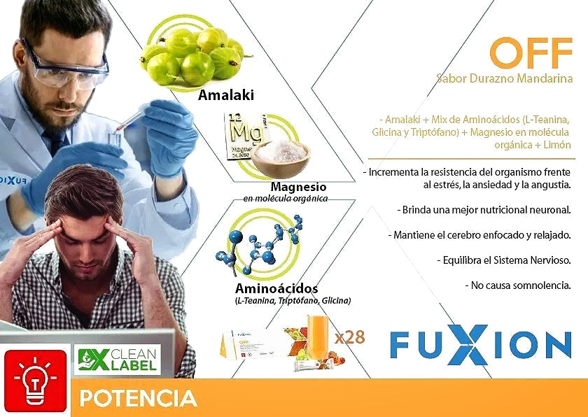 Off Fuxion Dormir Reduce Estrés - 28 Sobres