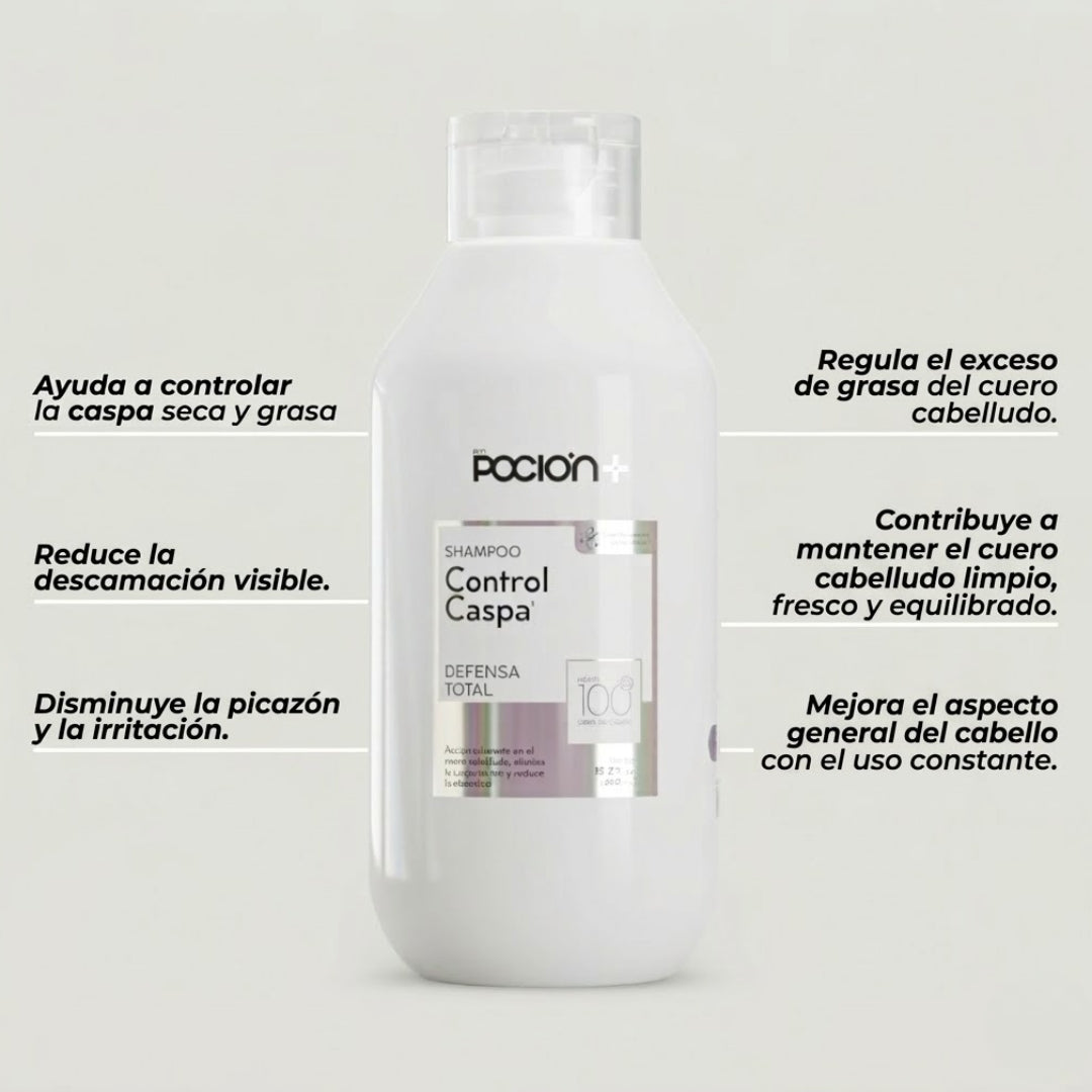 Kit Control Caspa, Anticaspa y Antipicazón - Poción