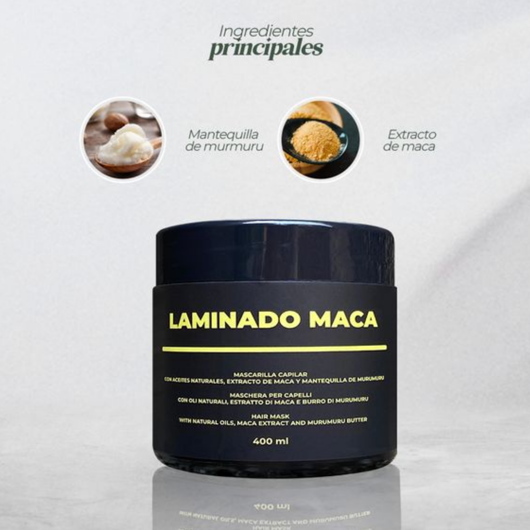 Laminado Maca Regeneración Capilar 400ML - Productos Lz