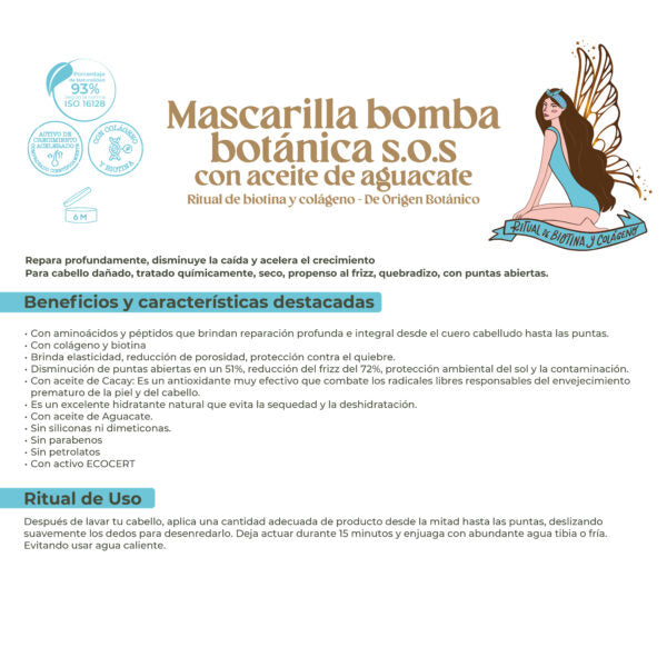 Mascarilla bomba botánica S.O.S - Ritual Botánico
