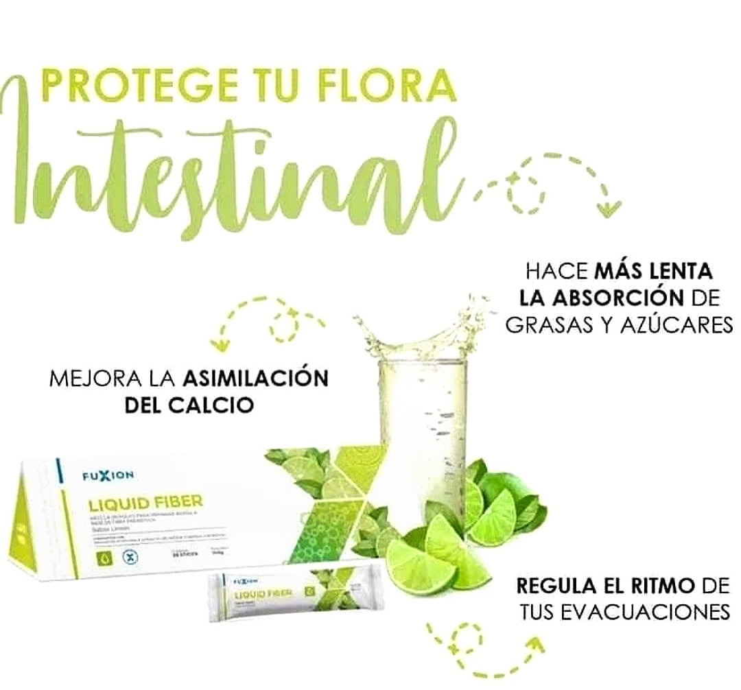 Liquid Fiber Fuxion Fibra - 28 Sobres