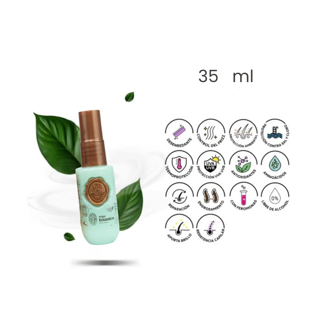 Dúo Mini perfume termoprotector desenredante - Ritual Botánico