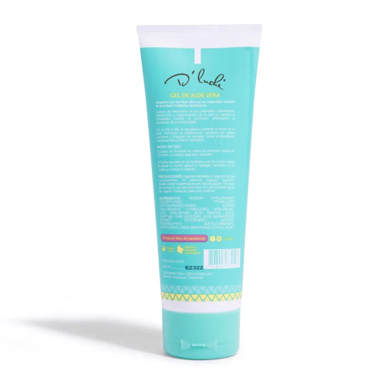 Gel De Aloe Vera Repara, Hidrata y Regenera Tu Piel 120 mL - D'Luchi