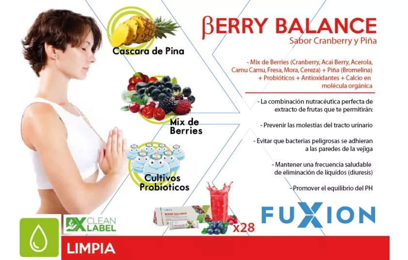 Berry Balance Fuxion Salud Tracto Urinario