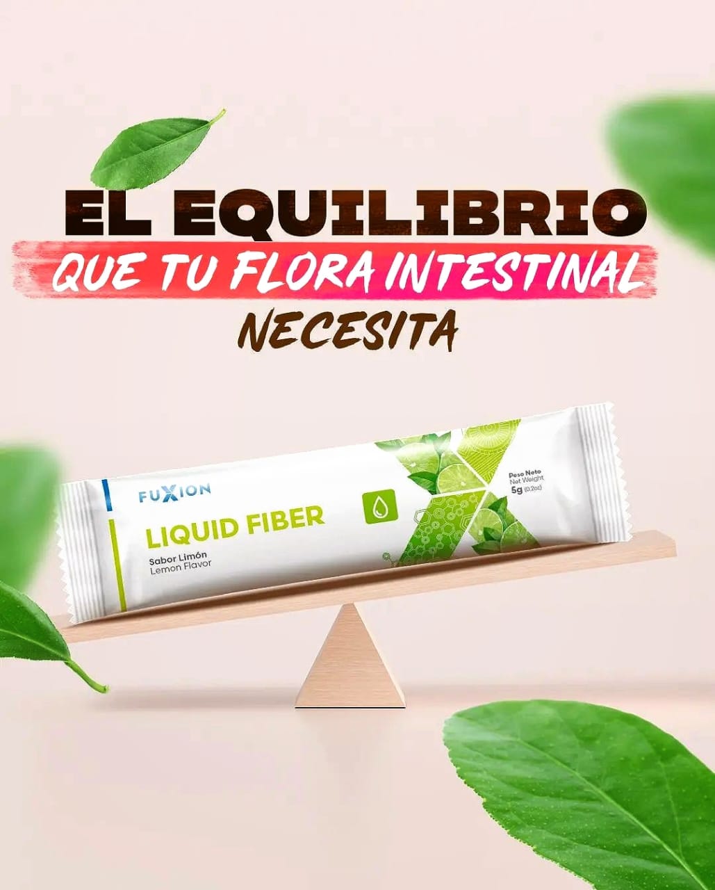 Liquid Fiber Fuxion Fibra - 28 Sobres