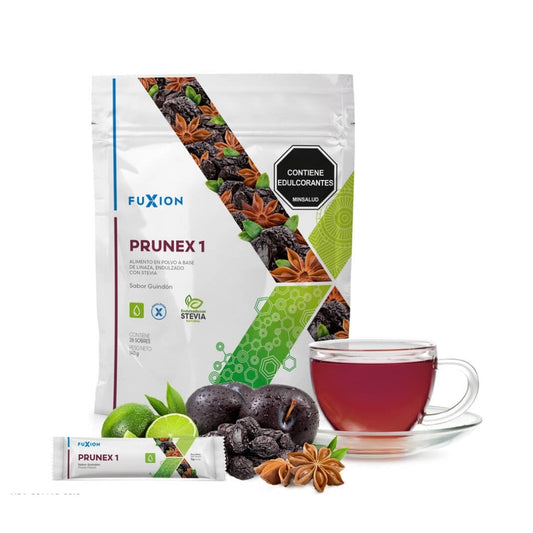 Prunex Fuxion Para El Estreñimiento, Limpieza Natural Del Colon, Detox - 28 Sobres