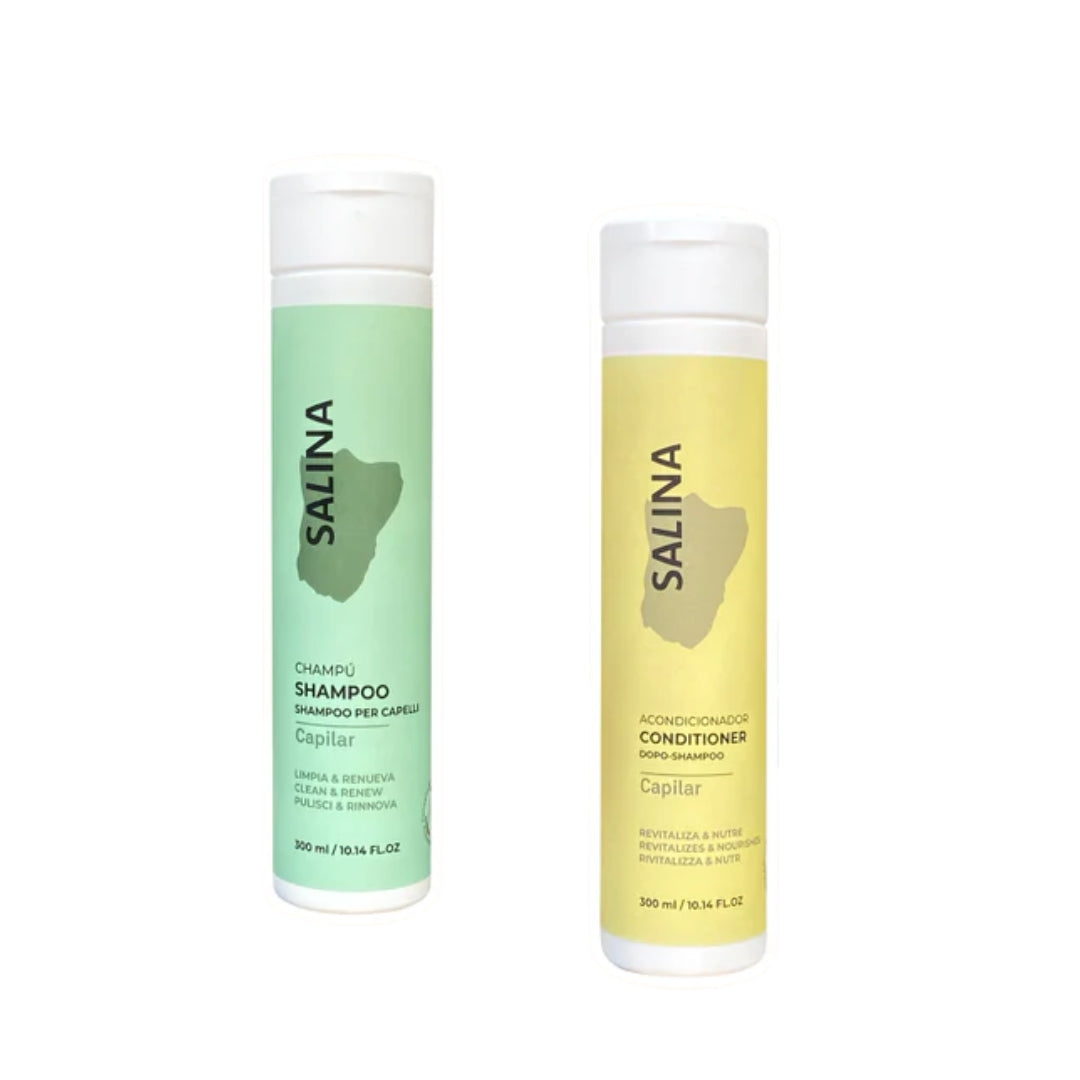 Kit Esencial Shampoo 300 ml + Acondiconador 300 ml - Salina
