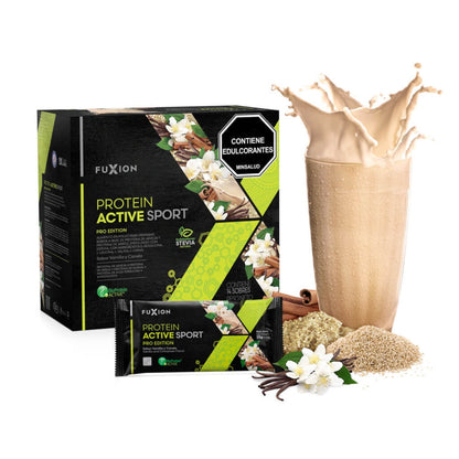 Proteína Activa Sport Fuxion Vegetal Aumenta Masa Muscular Magra - 14 Sobres