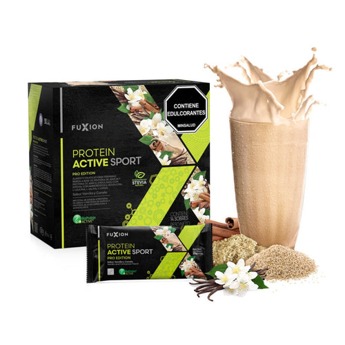 Proteína Activa Sport Fuxion Vegetal Aumenta Masa Muscular Magra - 14 Sobres