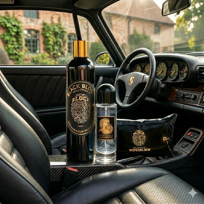 Restaurador De Partes Negras Blackblock + Perfume Con Feromonas Para Ropa Interior Femenina Millonaria Womanblock + Paños De Limpieza Vehicular Wipesblock