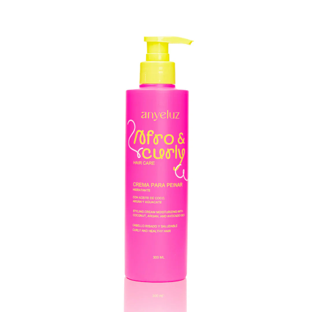 Crema Para Peinar Hidratante Para Rizos Afro & Curly - Anyeluz