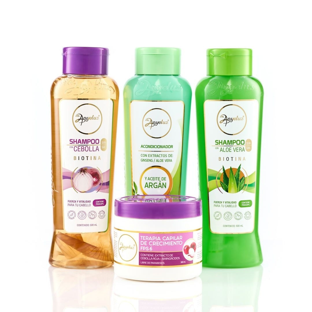 Kit Cabello Graso Y Crecimiento - Anyeluz