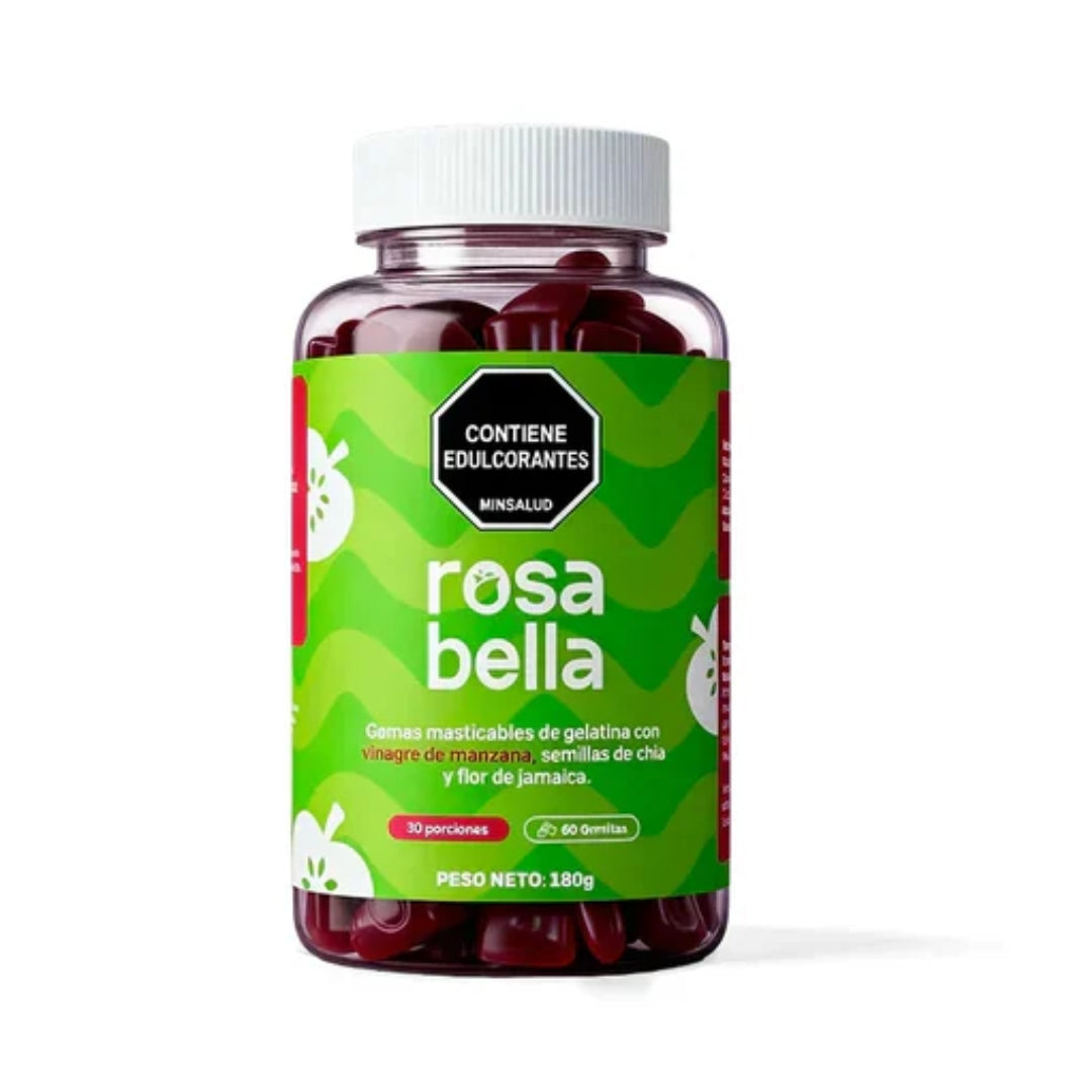 Gomas Masticables Con Vinagre De Manzana Rosa Bella - Rosa Latina