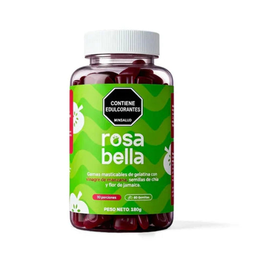 Gomas Masticables Con Vinagre De Manzana Rosa Bella - Rosa Latina