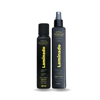 Kit Crema Alisadora Laminado + Perfume Termo protector 250Ml - Productos Lz