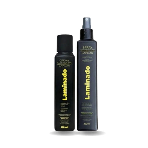 Kit Crema Alisadora Laminado + Perfume Termo protector 250Ml - Productos Lz