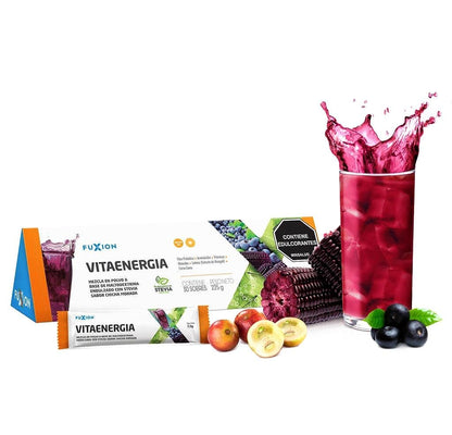 Vitaenergía Fuxion Vitaminas, Minerales,  Antioxidantes, Aminoácidos - 30 Sobres