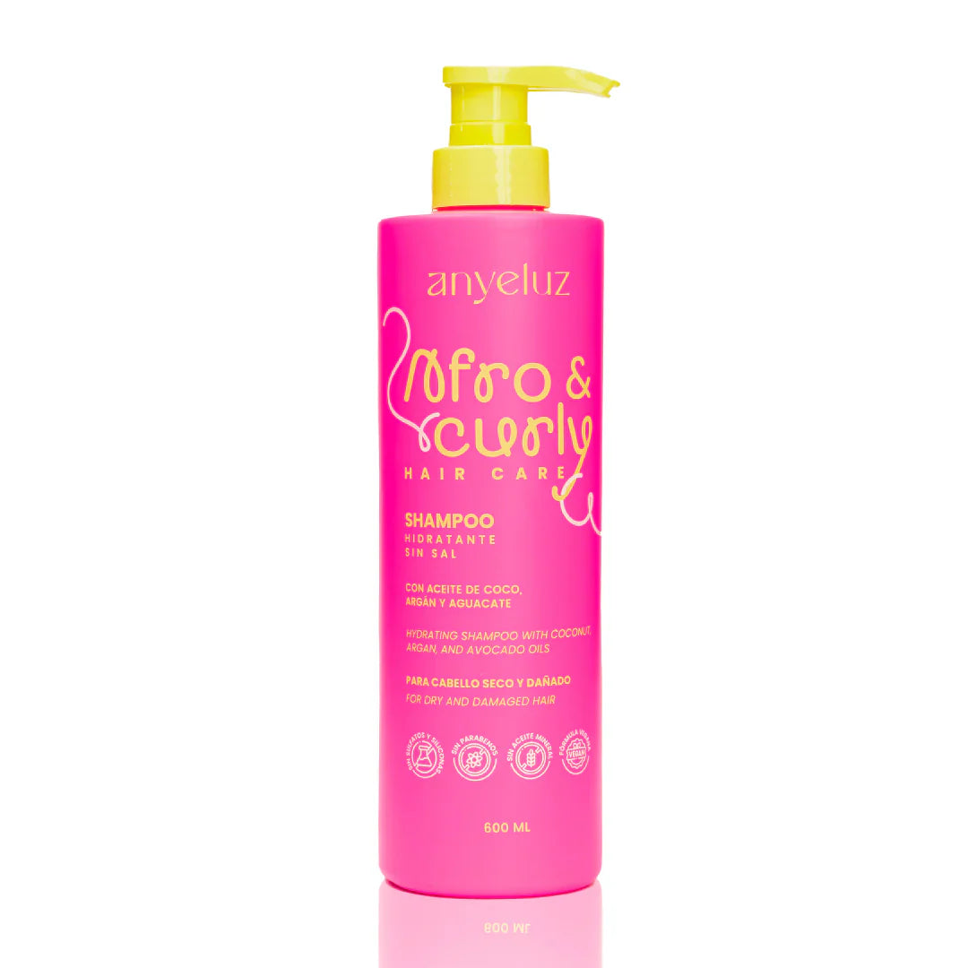 Shampoo Hidratante Para Rizos Afro & Curly - Anyeluz