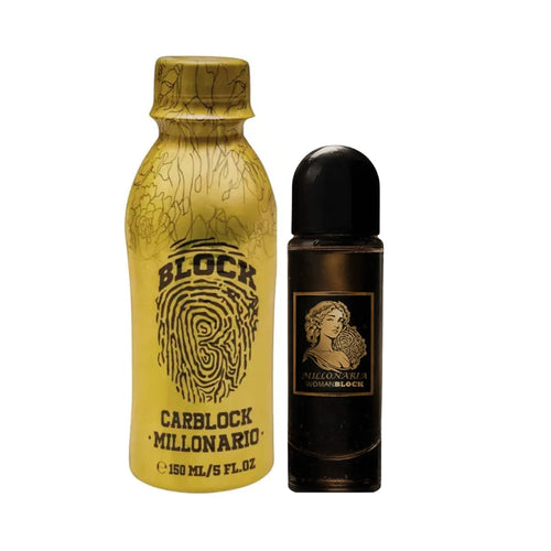 Perfume Para Carro Carblock + Perfume Femenino Con Feromonas Millonaria Womanblock