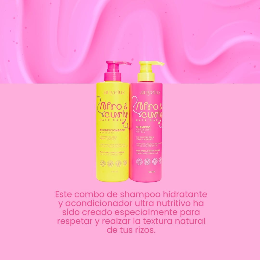 Duo Shampo y Acondicionador Afro y Curly - Anyeluz