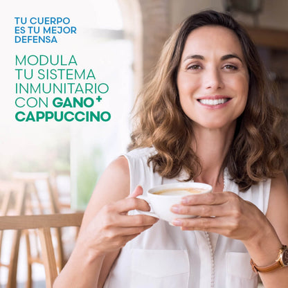 Capuchino Café Ganomas Fuxion Fortalece Sistema Inmune - 28 Sobres