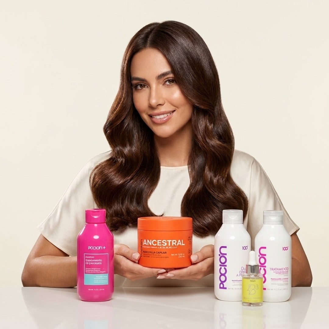Kit Control Grasa + Reparación Anti-Frizz - Poción