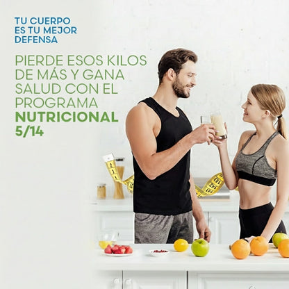 Pack 5/14 Fuxion Baja De Peso 5kg En 14 Días - 74 Sobres