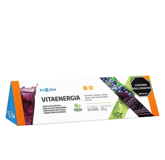 Vitaenergía Fuxion Vitaminas, Minerales,  Antioxidantes, Aminoácidos - 30 Sobres