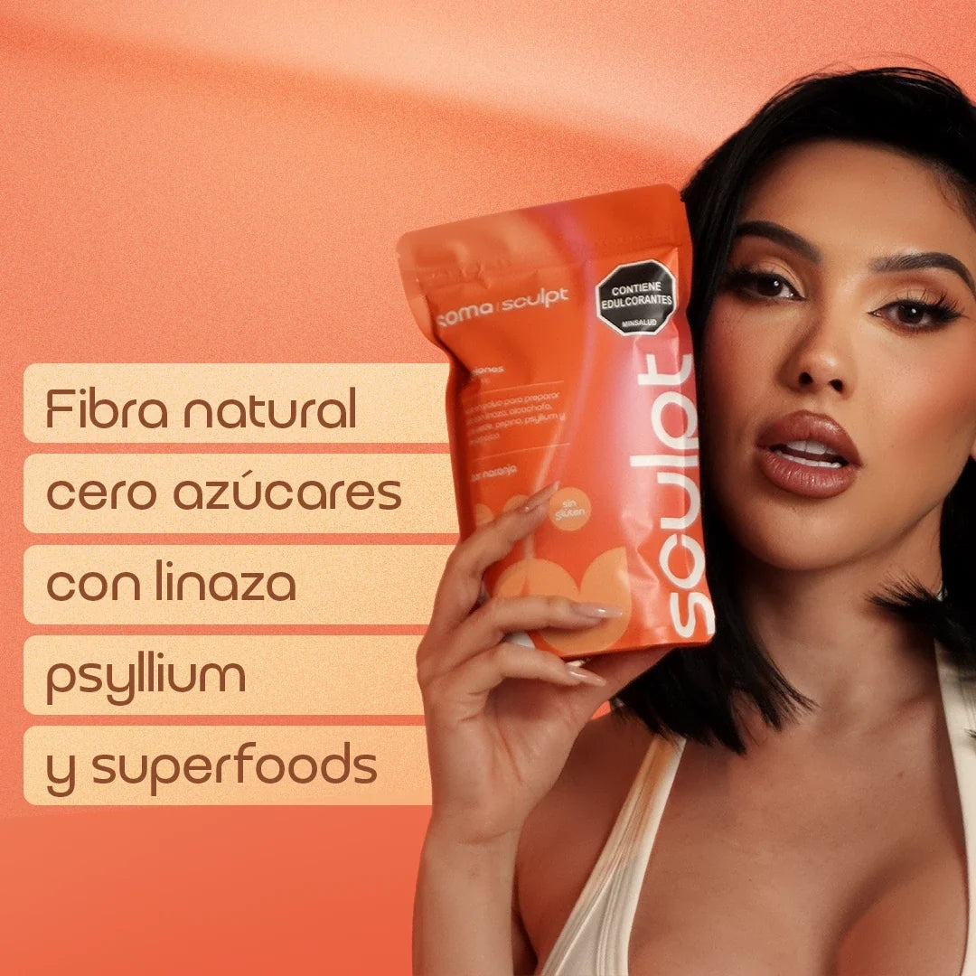 Fibra En Polvo Sabor Naranja Regula La Digestión - Soma by Aida Merlano