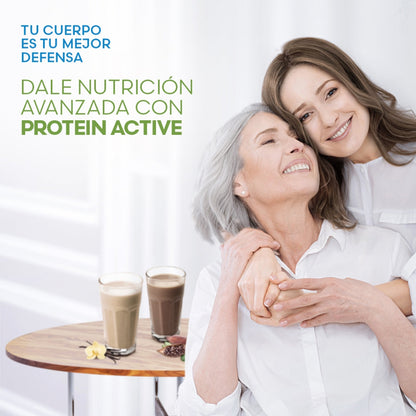 Proteína Activa Vegetal Fuxion Nutrición Completa y Alta Absorción Sabor Vainilla y Canela - 14 Sobres