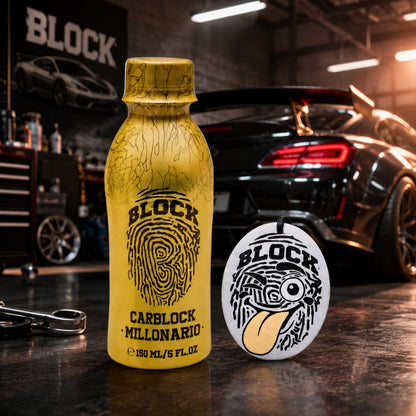 Perfume Para Carro Carblock + Ambientador Colgante Emojiblock