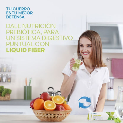Liquid Fiber Fuxion Fibra Prebiótica para el Tránsito Digestivo - 28 Sobres