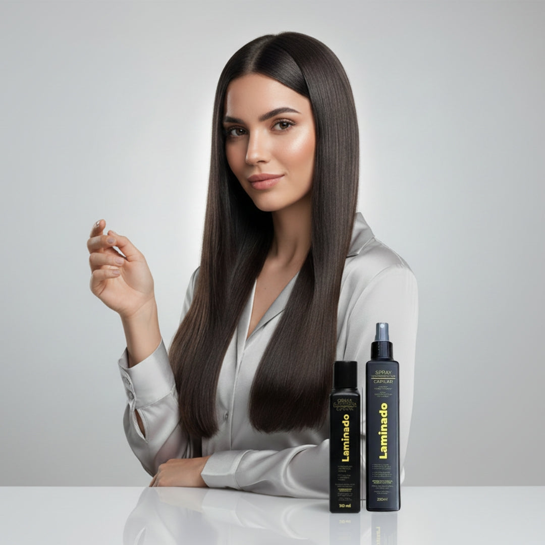 Kit Crema Alisadora Laminado + Perfume Termo protector 250Ml - Productos Lz