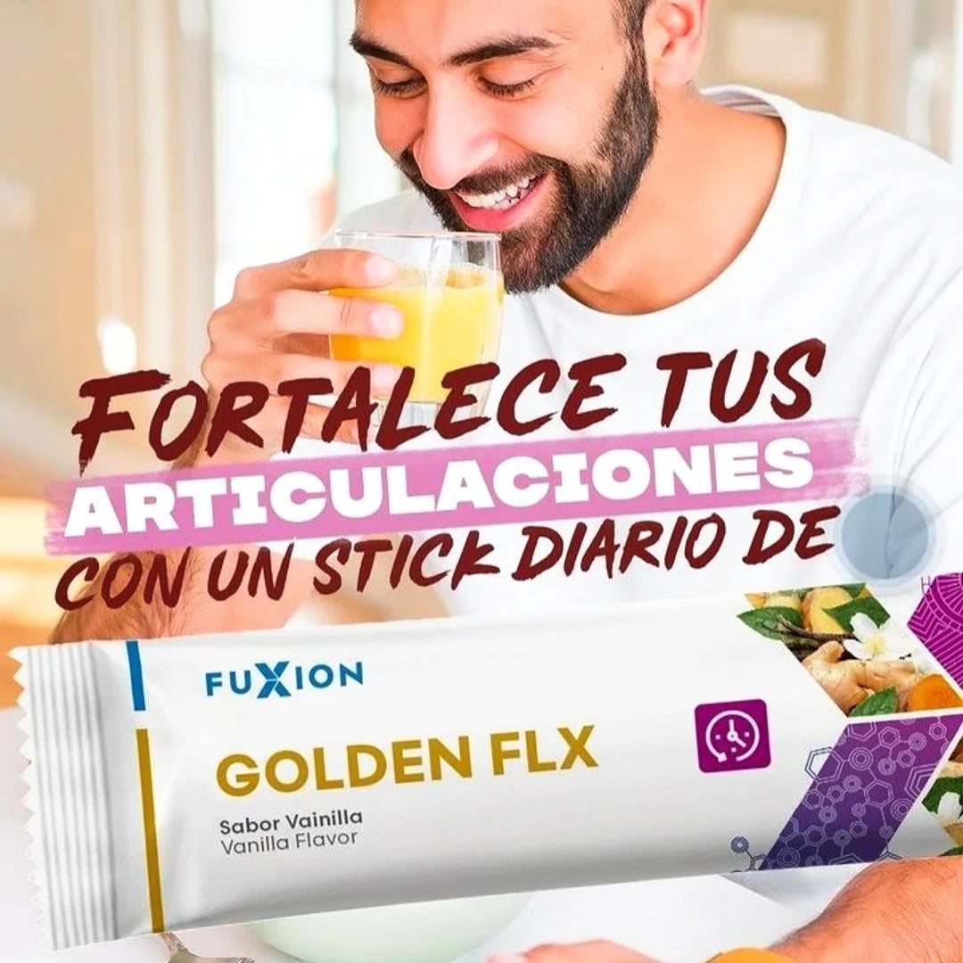 Golden Flx Fuxion Bienestar Articular y Movilidad Diaria - 28 Sobres