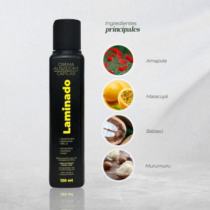 Crema Alisadora Laminado Capilar 120ML-  Productos Lz
