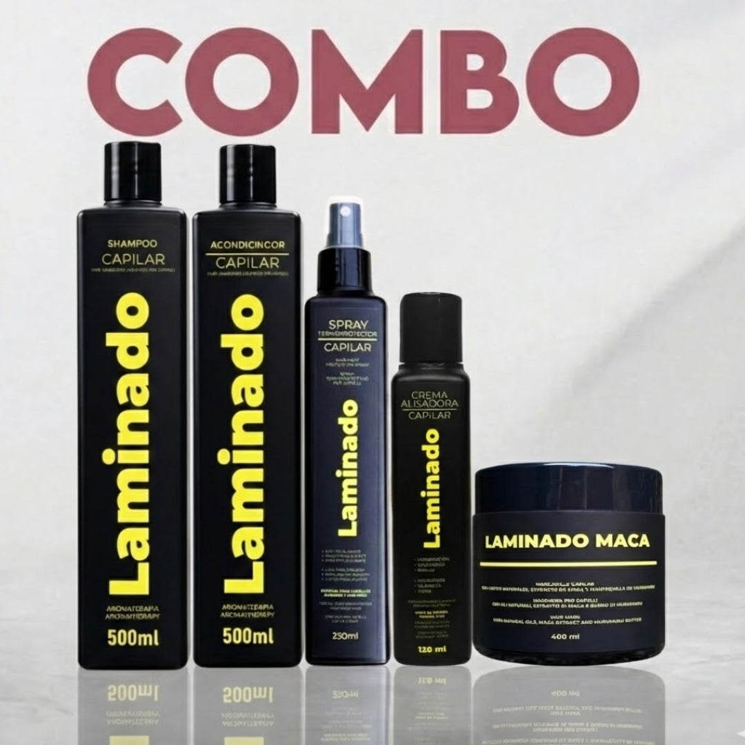 Kit Laminado Capilar Completo con Termo protector de 250ml - Productos Lz