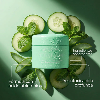 Mascarilla Detox Yoga Facial, Frutos Verdes - Anyeluz
