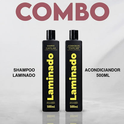 Kit Shampoo + Acondicionador Laminado 500ML - Productos Lz