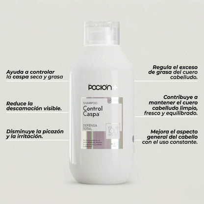 Kit Control Caspa en Rizos - Poción