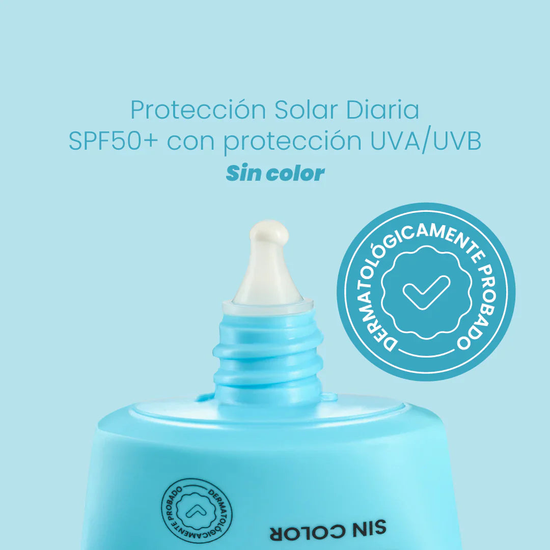 Protector Solar SPF50+ Con proteccion UVA/UVB (Sin Color) - Anyeluz
