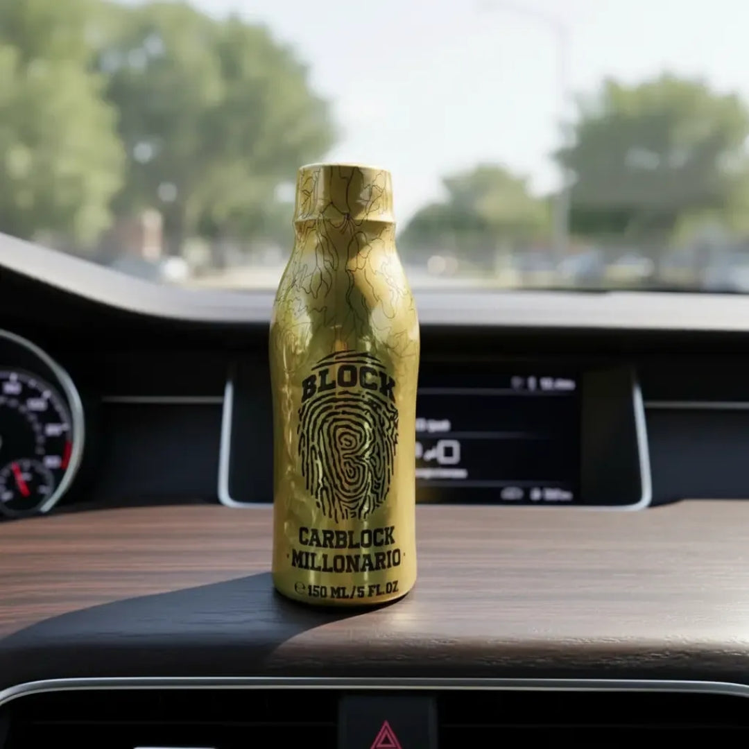 Perfume Para Carro Carblock + Paños De Limpieza Vehicular Wipesblock + Perfume Con Feromonas Para Ropa Interior Femenina Millonaria Womanblock