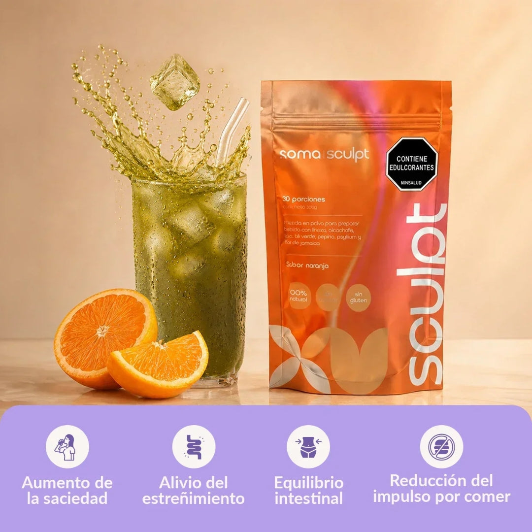 Fibra En Polvo Sabor Naranja Regula La Digestión - Soma by Aida Merlano