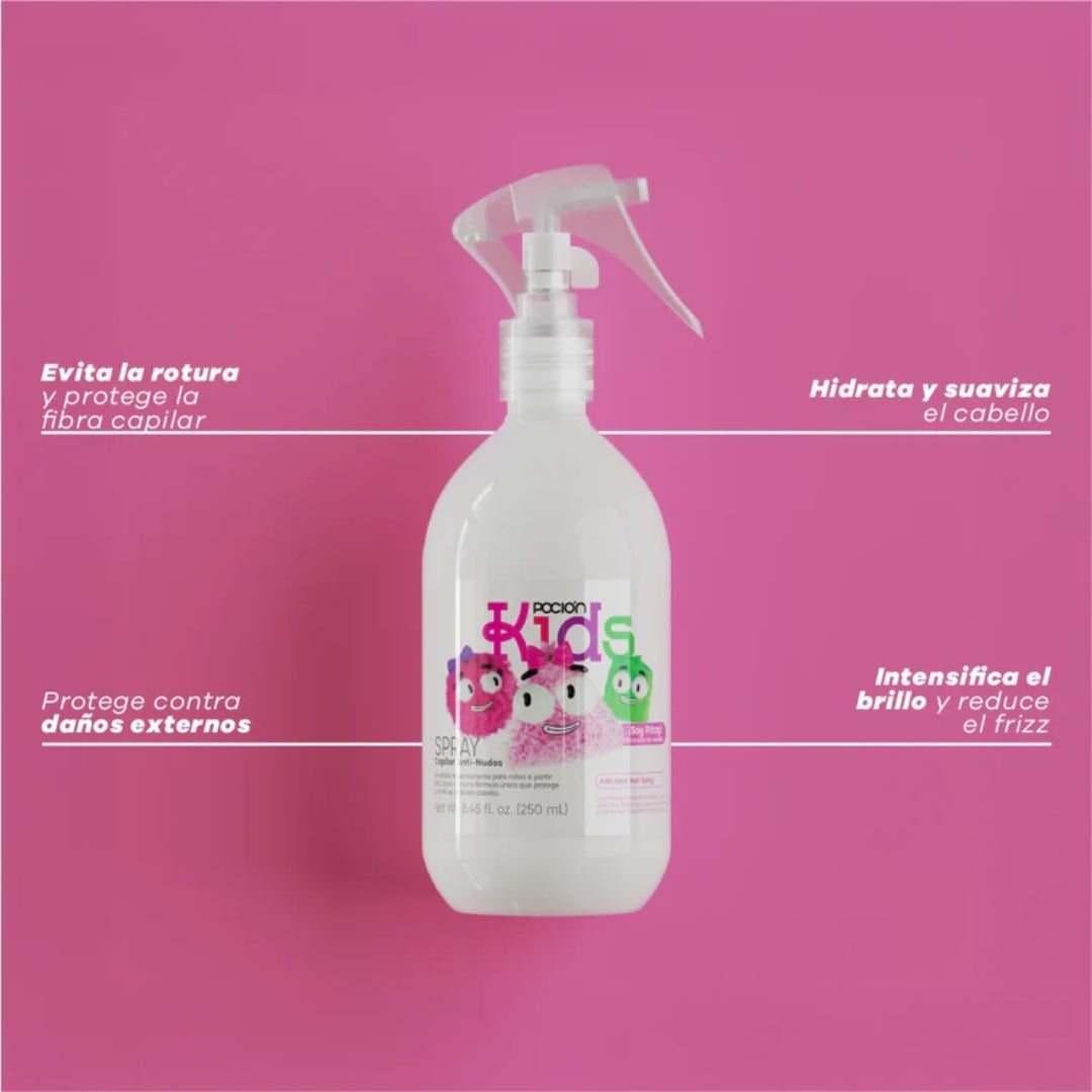 Kit Sin Enredos Cuidado Del Cabello Para Niños - Poción Kids