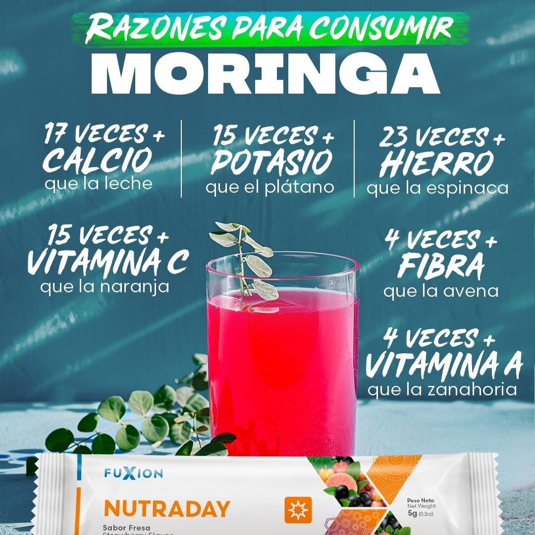Nutraday Fuxion Multivitamínas Para Niños y Adultos - 28 Sobres