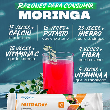 Nutraday Fuxion Multivitamínas Para Niños y Adultos - 28 Sobres