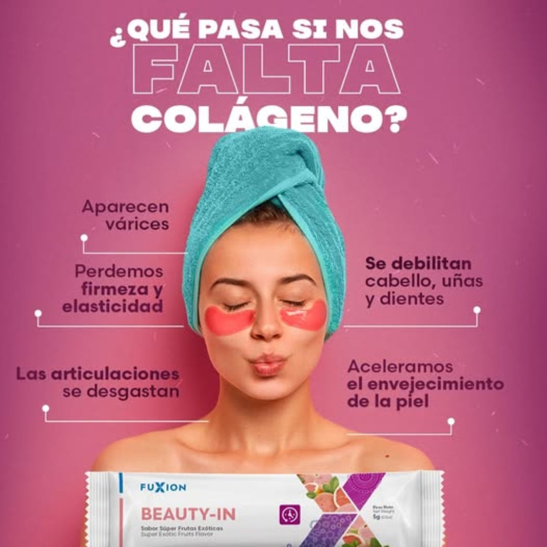 Colágeno Cool Age Fuxion Apoyo Nutricional para la Piel, Cabello y Uñas - 28 Sobres